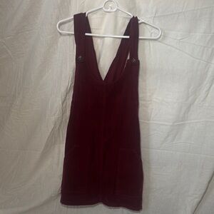 Corduroy Pinafore Dress